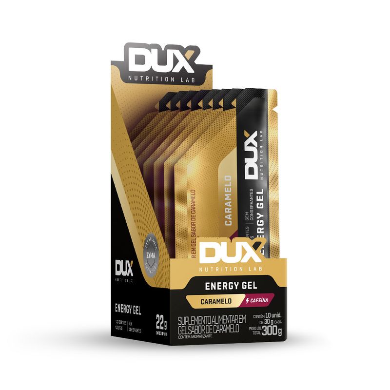ENERGY GEL - CARAMELO COM CAFEÍNA - DUX - 30 G